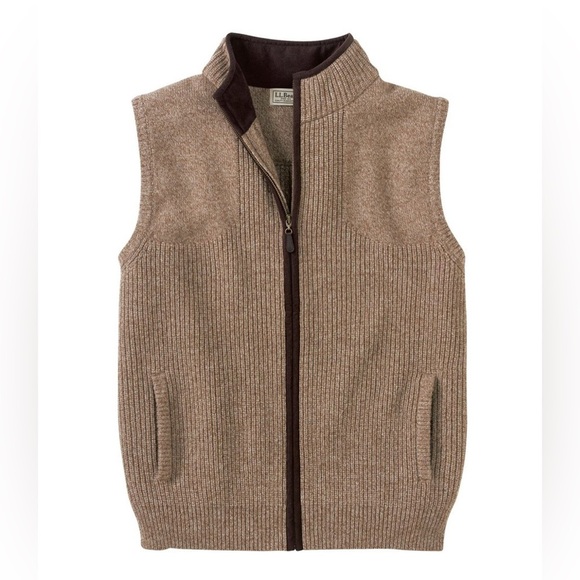L.L. Bean Other - L.L. Bean Men's Waterfowl 100% Merino Lambs Wool Sweater Vest Size XL